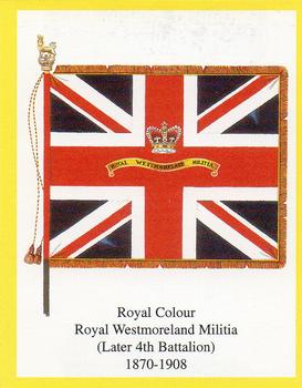 2005 Regimental Colours : The Border Regiment #3 Royal Colour Royal Westmoreland Militia 1870 Front