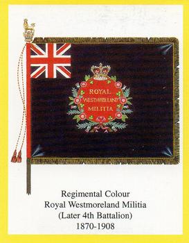 2005 Regimental Colours : The Border Regiment #4 Regimental Colour Royal Westmoreland Militia Front