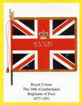 2005 Regimental Colours : The Border Regiment #5 Royal Colour 34th Foot 1877-1951 Front