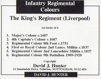 2005 Regimental Colours : The King's Regiment #NNO Title Card Back