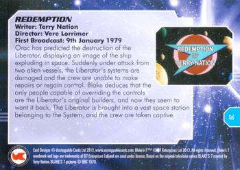 2013 Unstoppable Blakes 7 Series 1 #28 Crew captive Back