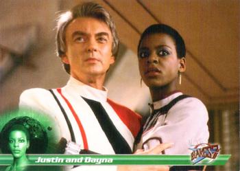 2014 Unstoppable Blakes 7 Series 2 #90 Justin and Dayna Front