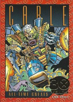 1993 SkyBox X-Men Series 2 - Gold Foil #G-1 Cable Front