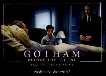 2016 Cryptozoic Gotham Season 1 #56 Nothing for the Invalid? Front