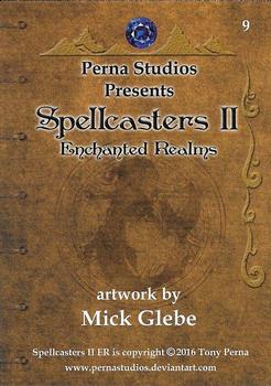 2016 Perna Studios Spellcaster II: Enchanted Realms #9 Mick Glebe Back