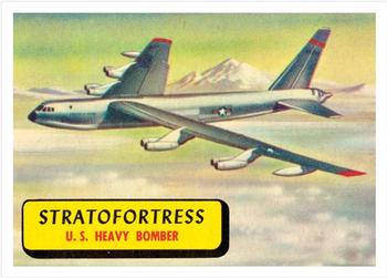 1957 Topps Planes (R707-2) - Red Back #7 B-52 Stratofortress Front
