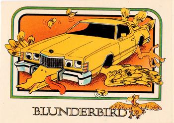 1976 Wonder Bread Crazy Cars #NNO Blunderbird Front