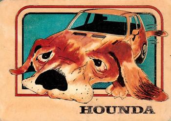 1976 Wonder Bread Crazy Cars #NNO Hounda Front