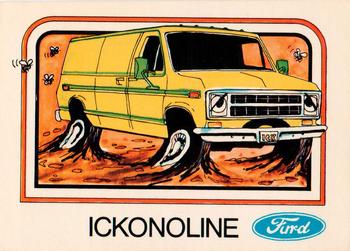 1976 Wonder Bread Crazy Cars #NNO Ickonoline Front