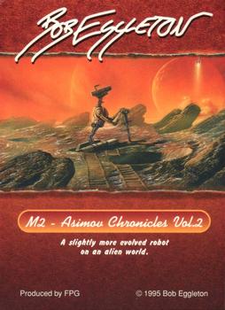 1995 FPG Bob Eggleton - Metallic #M2 Asimov Chronicles vol 2 Back