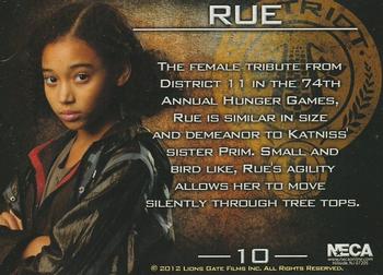 2012 NECA The Hunger Games #10 Rue Back