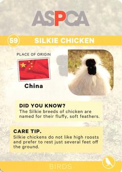 2016 ASPCA Pets & Creatures #59 Silkie Chicken Back