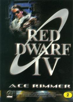 2004 Rittenhouse Red Dwarf Season IV DVD #2 Ace Rimmer Back