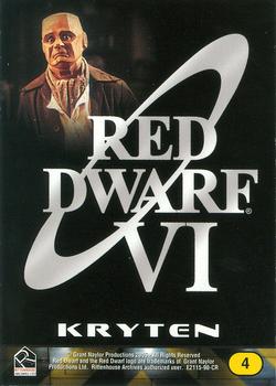 2005 Rittenhouse Red Dwarf Season VI DVD #4 Kryten Back