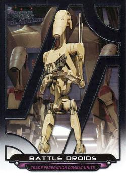 2017 Topps Star Wars: Galactic Files Reborn #TPM-16 Battle Droids Front