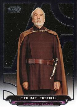 2017 Topps Star Wars: Galactic Files Reborn #ROTS-8 Count Dooku Front