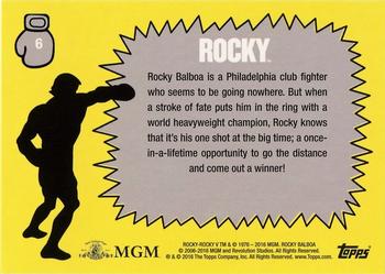 2016 Topps Rocky 40th Anniversary #6 In the Butcher Shop Back