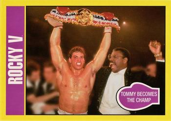 2016 Topps Rocky 40th Anniversary #245 Tommy becomes the champ Front