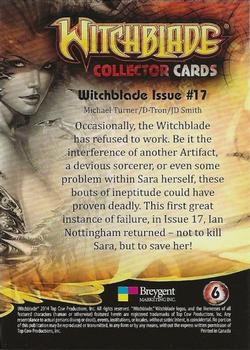 2014 Breygent Witchblade #6 Witchblade Issue #17 Back