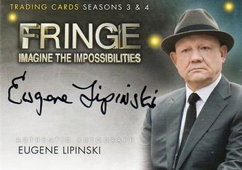 2013 Cryptozoic Fringe Seasons 3 & 4 - Autograph #A12 Eugene Lipinski Front