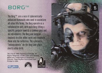 1995 SkyBox 30 Years of Star Trek Phase One #95 Borg Back