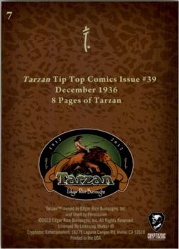 2012 Cryptozoic Tarzan 100th Anniversary #7 Tarzan Back