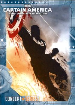 2014 Upper Deck Captain America The Winter Soldier - Concept Series #CS-6 Captain America Front