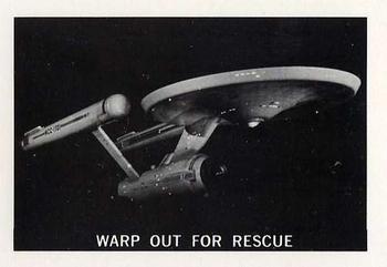 1967 Leaf Star Trek #68 Warp Out for Rescue Front