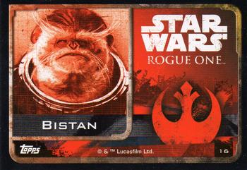 2016 Topps Star Wars Rogue One (UK Version) #16 Bistan Back