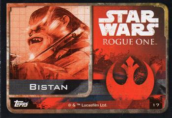 2016 Topps Star Wars Rogue One (UK Version) #17 Bistan Back