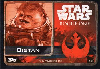 2016 Topps Star Wars Rogue One (UK Version) #18 Bistan Back