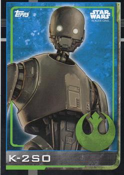2016 Topps Star Wars Rogue One (UK Version) #40 K-2SO Front