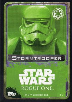 2016 Topps Star Wars Rogue One (UK Version) #49 Stormtrooper Back