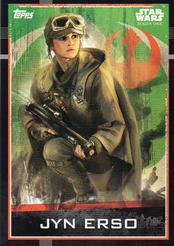 2016 Topps Star Wars Rogue One (UK Version) #62 Jyn Erso Front