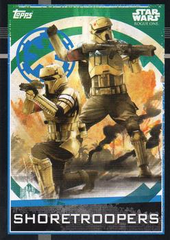 2016 Topps Star Wars Rogue One (UK Version) #72 Shoretroopers Front