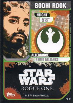 2016 Topps Star Wars Rogue One (UK Version) #79 Bodhi Rook Back
