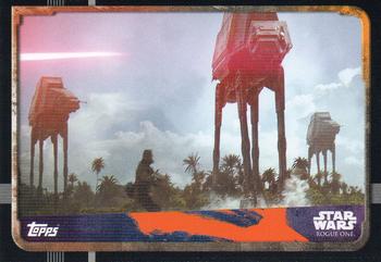2016 Topps Star Wars Rogue One (UK Version) #136 AT-ACT's Front