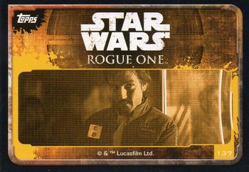2016 Topps Star Wars Rogue One (UK Version) #137 Bodhi Rook Back