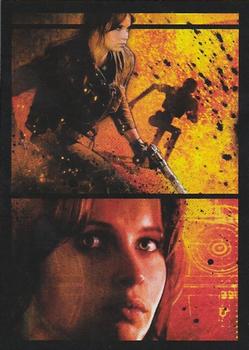 2016 Topps Star Wars Rogue One: Mission Briefing - Comic Strips #8 Jyn Erso Front