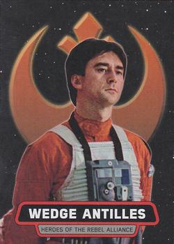2016 Topps Star Wars Rogue One: Mission Briefing - Heroes of The Rebel Alliance #5 Wedge Antilles Front