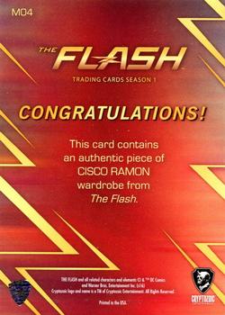 2016 Cryptozoic The Flash Season 1 - Wardrobe/Prop #M04 Cisco Ramon Back