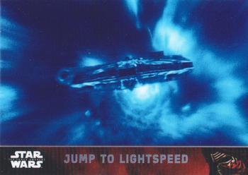 2016 Topps Chrome Star Wars The Force Awakens - Refractor #47 Jump to Lightspeed Front