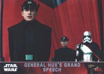 2016 Topps Chrome Star Wars The Force Awakens - Refractor #56 General Hux's Grand Speech Front