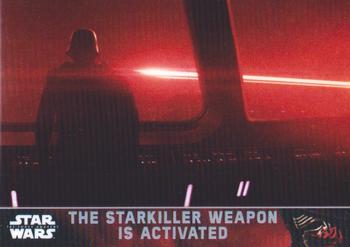 2016 Topps Chrome Star Wars The Force Awakens - Refractor #57 The Starkiller Weapon is Activated Front