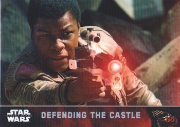2016 Topps Chrome Star Wars The Force Awakens - Refractor #59 Defending the Castle Front