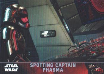 2016 Topps Chrome Star Wars The Force Awakens - Refractor #84 Spotting Captain Phasma Front