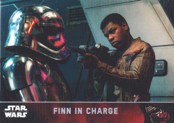 2016 Topps Chrome Star Wars The Force Awakens - Refractor #85 Finn in Charge Front