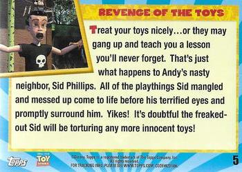 2010 Topps Toy Story Fun Packs #5 Revenge of the Toys Back