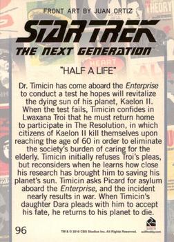 2016 Rittenhouse Star Trek: The Next Generation Portfolio Prints Series Two #96 Half a Life Back