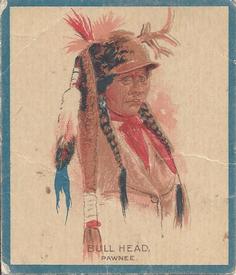 1934 Papoose Gum Indians (V254) #33 Bull Head Front